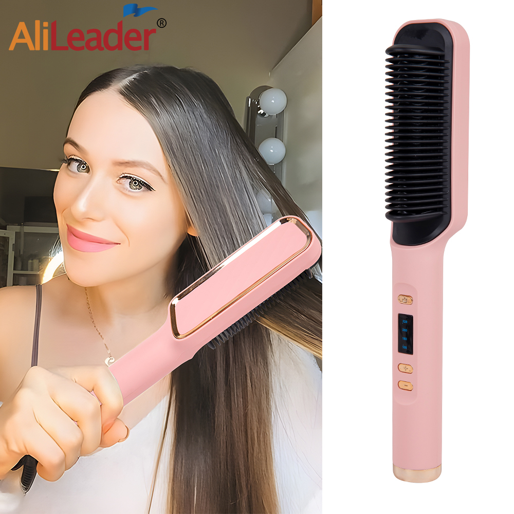 Aerith Cosplay Prop - 3In1 Hot Air Comb Straightening Hair