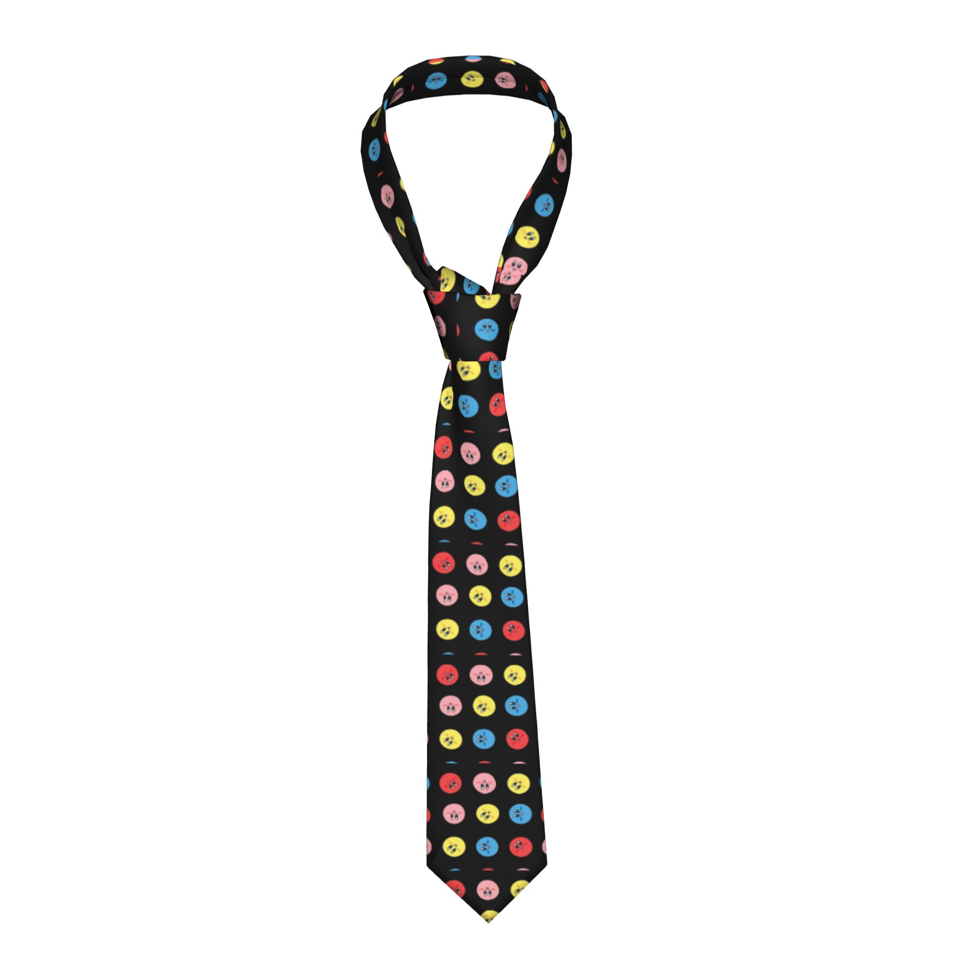 Cosplay Prop Patterns - Rolling Kirby Pattern Neckties Men Women