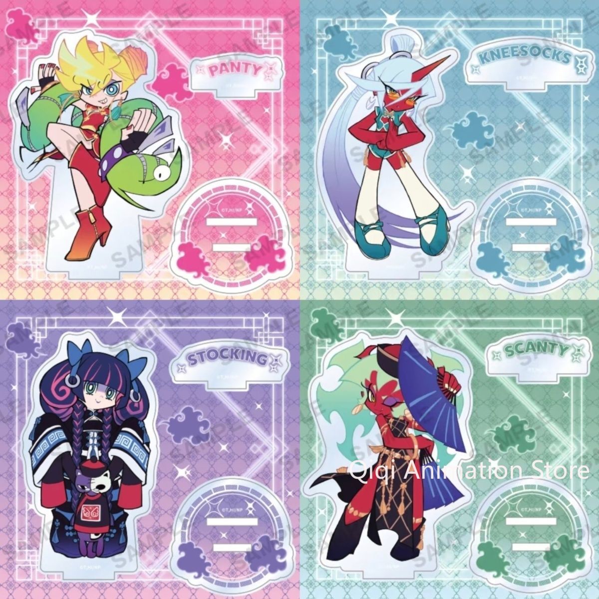 Acrylic Cosplay Prop - Panty & Stocking with Garterbelt Anime