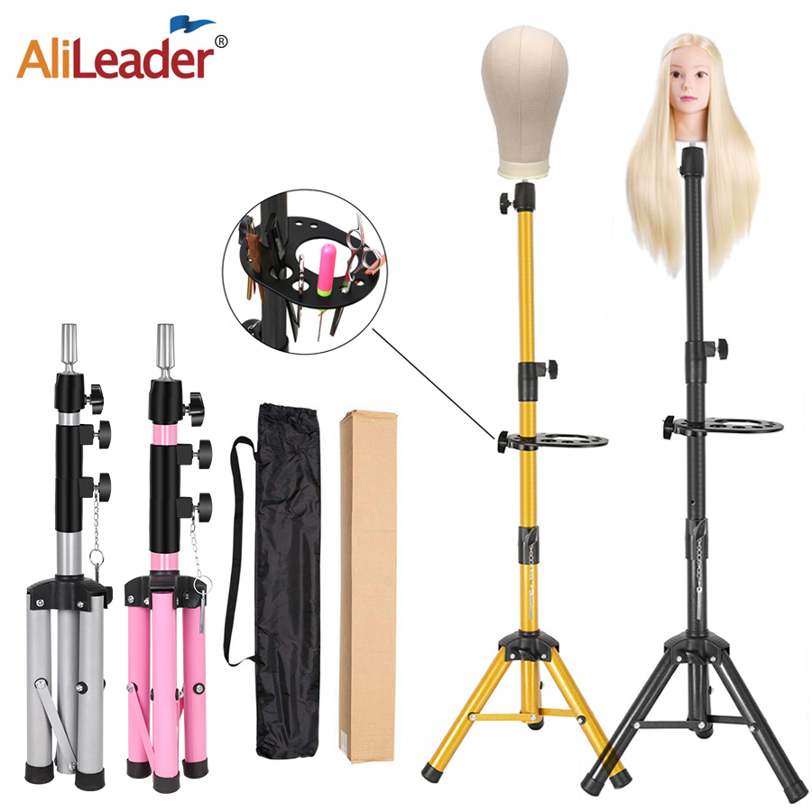 Aerith Cosplay Prop - Wig Stand Tripod Adjustable Mannequin Head