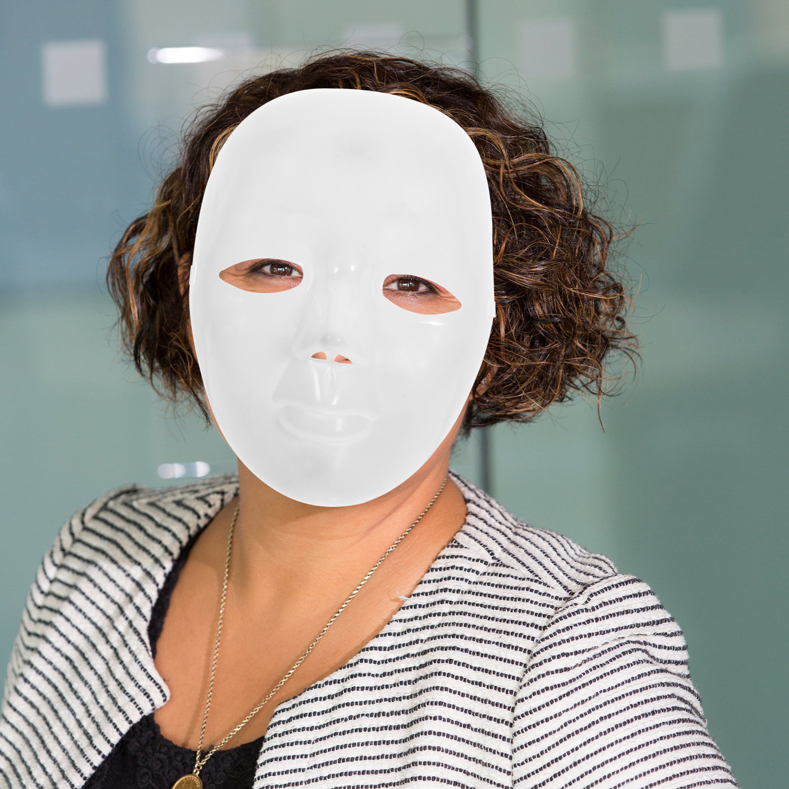 Cosplay Prop Painting - Unpainted White Plastic Blank Mask DIY