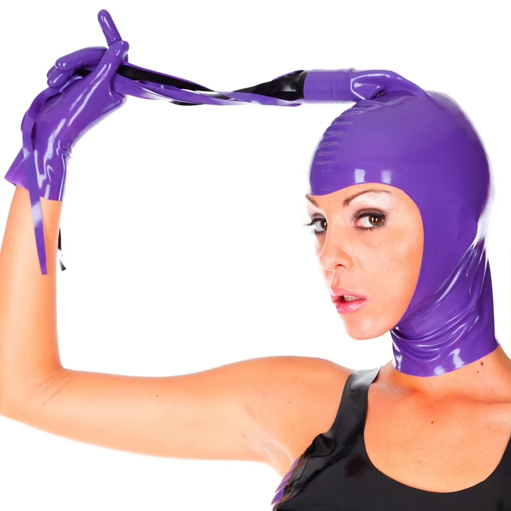 Black Latex Hood with Latex Po - Cosplay Prop Paint recensione e prezzo