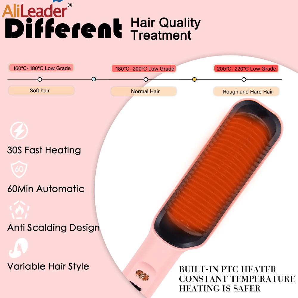 3In1 Hot Air Comb Straightenin - Aerith Cosplay Prop recensione e prezzo