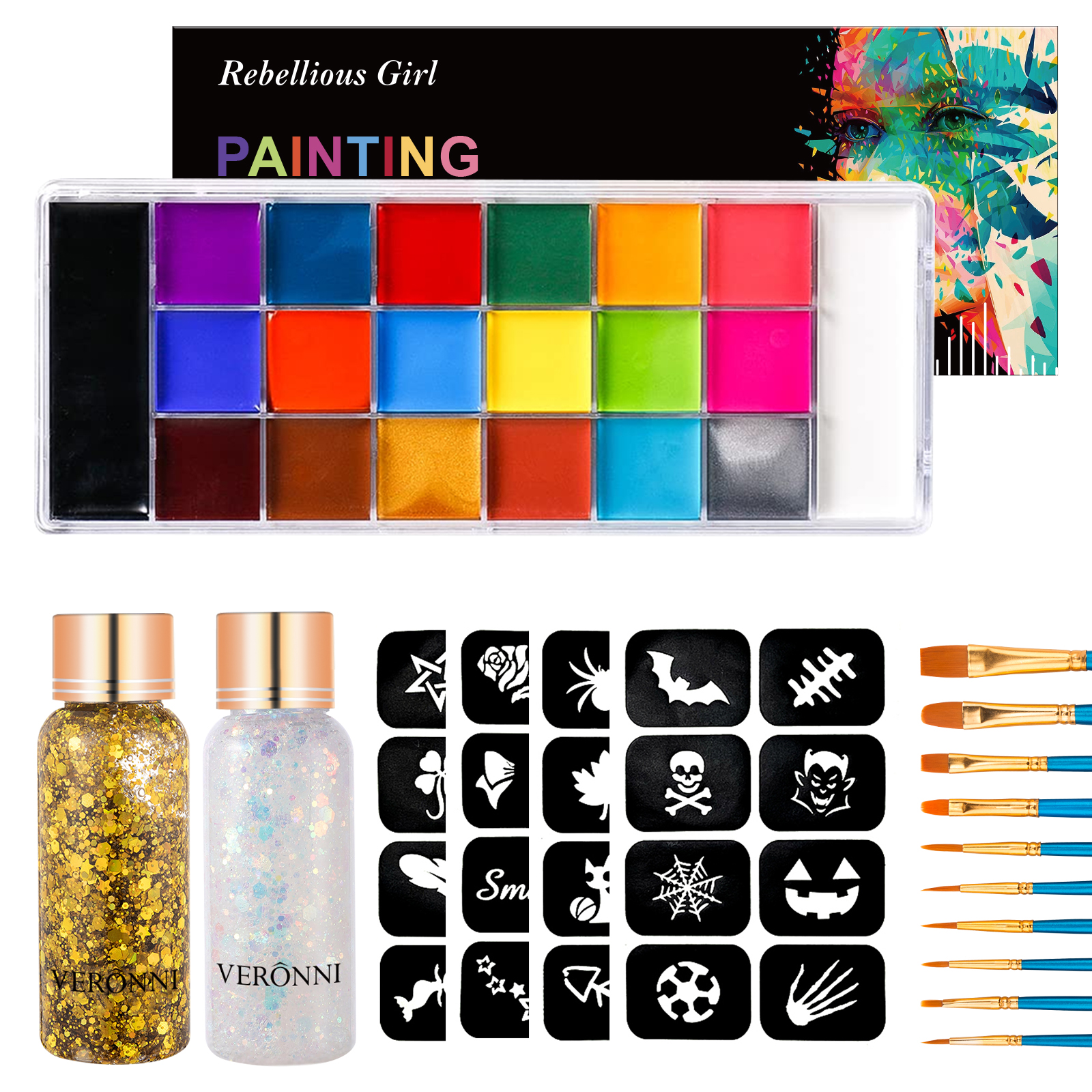 Face Body Paint Palette Oil Ma - Body Paint Sfx recensione e prezzo