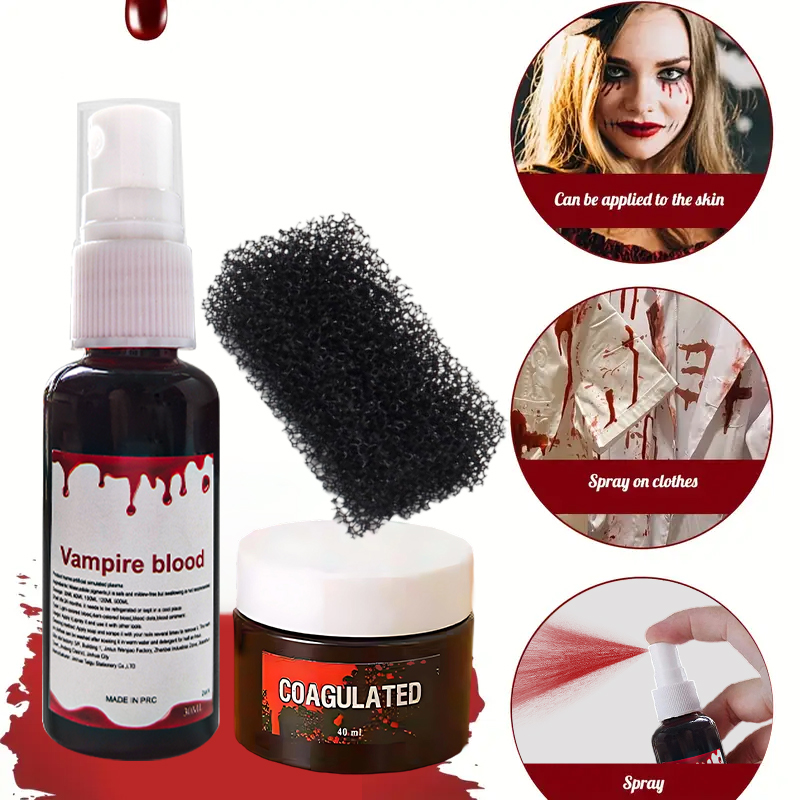 Halloween Fake Blood Makeup Ki - Body Paint Sfx recensione e prezzo