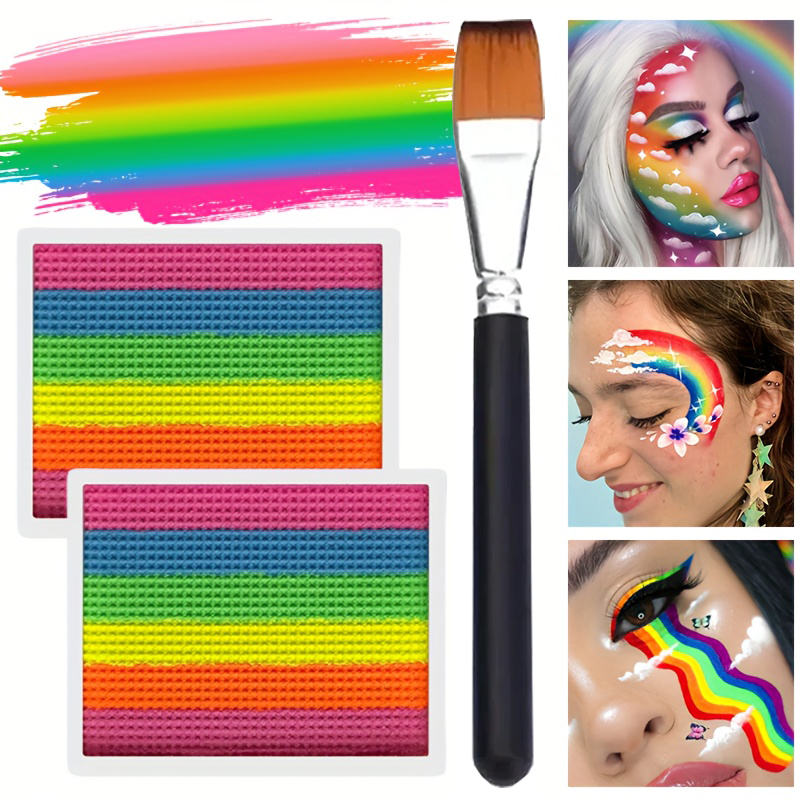 Rainbow Face and Body Paint Se - Cosplay Prop Paint recensione e prezzo