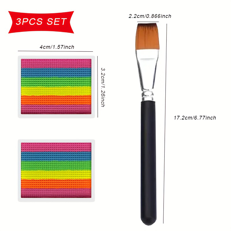 Rainbow Face and Body Paint Se - Cosplay Prop Paint recensione e prezzo