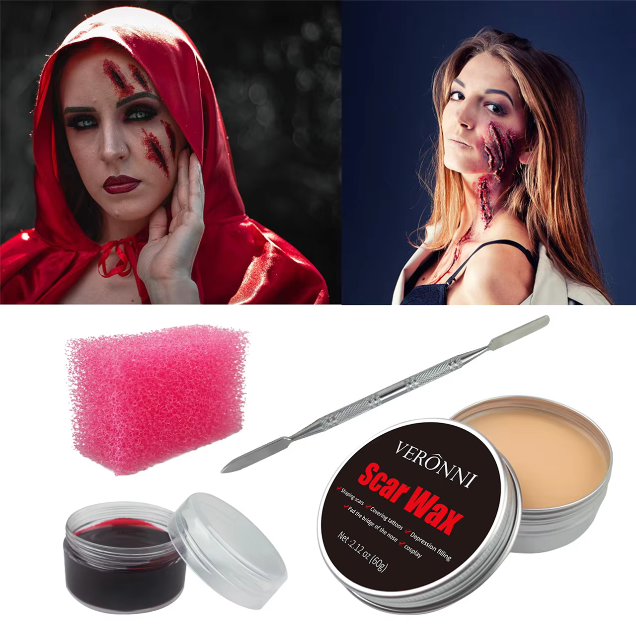SFX Makeup Kit Scars Wax Hallo - Body Paint Sfx recensione e prezzo