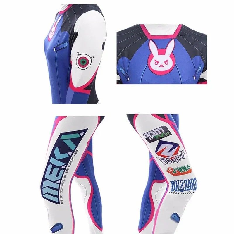 Anime woman jumpsuit tights DV - Dva Cosplay Prop recensione e prezzo