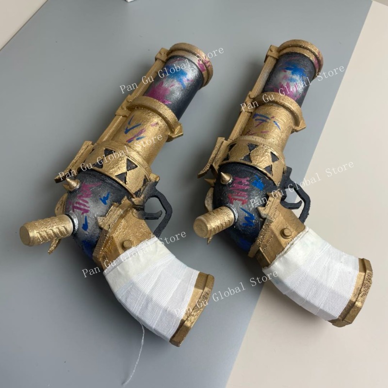 28cm/11.02in Jinx Pistol Custo - Cosplay Prop 3D Print recensione e prezzo