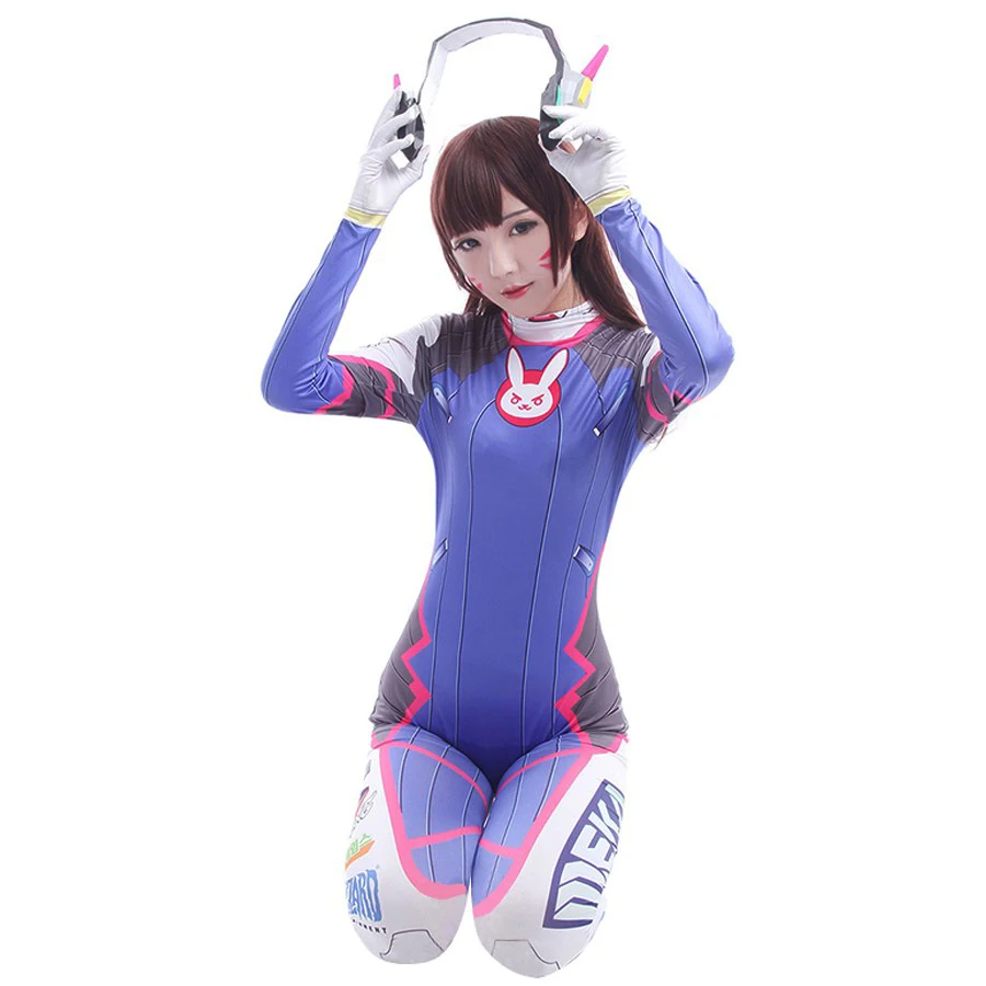 Anime Woman Jumpsuit Tights Dv - Dva Cosplay Prop recensione e prezzo