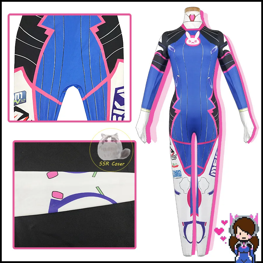 Dva Cosplay Costume Bodysuit Z - Dva Cosplay Prop recensione e prezzo