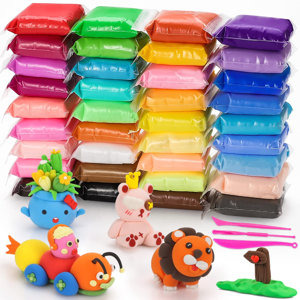 Air Dry Modeling Clay Kit Soft - Foam Clay Sculpt recensione e prezzo