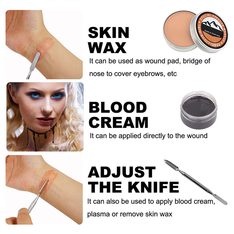 SFX Makeup Kit Scars Wax Hallo - Body Paint Sfx recensione e prezzo