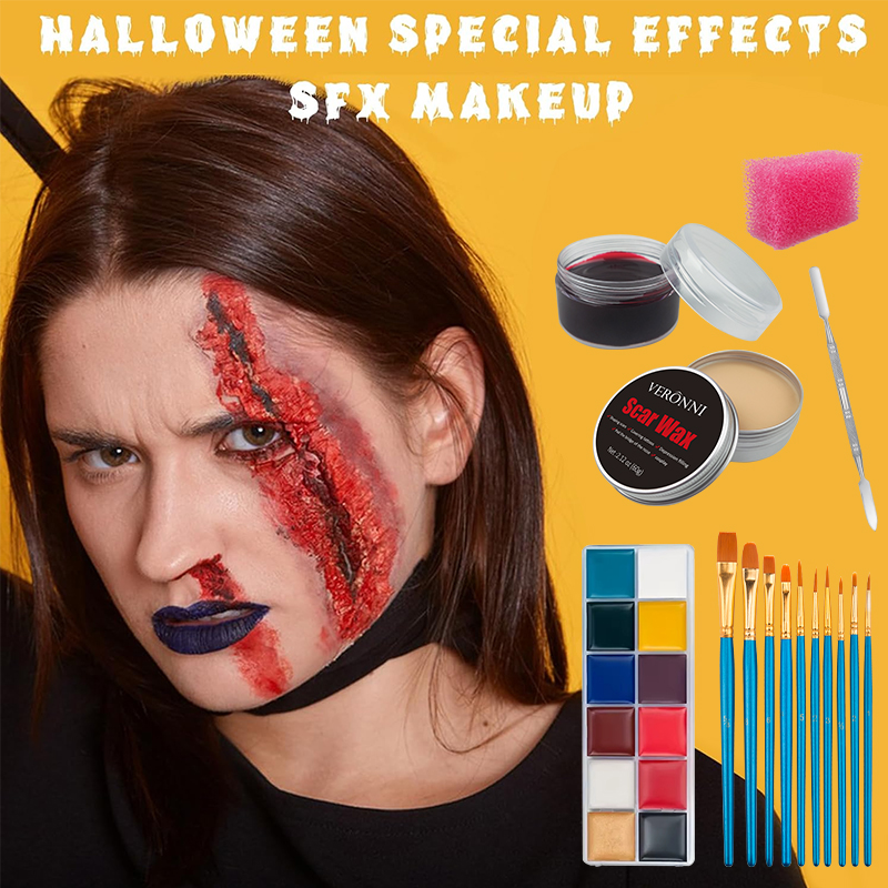 SFX Makeup Kit,12 Colors Face  - Body Paint Sfx recensione e prezzo