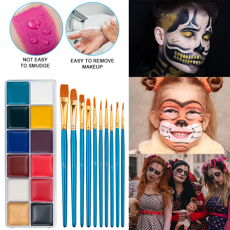 SFX Makeup Kit,12 Colors Face  - Body Paint Sfx recensione e prezzo