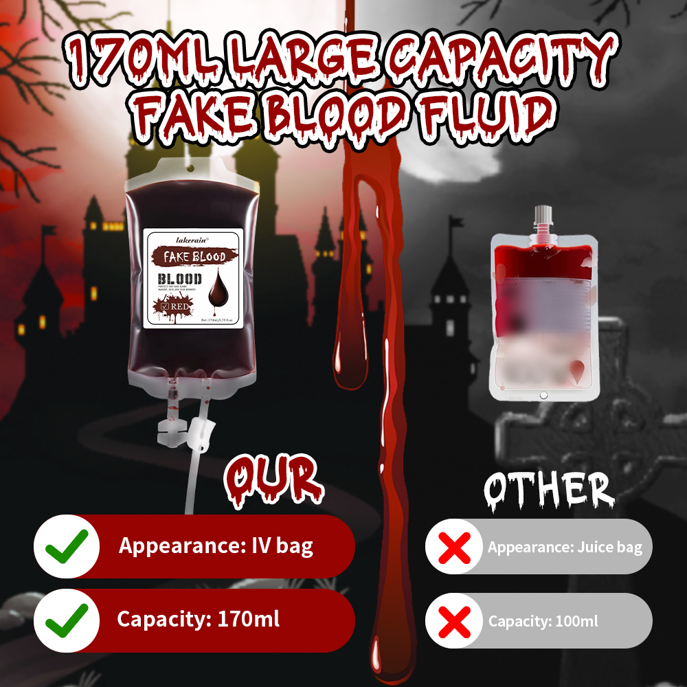 Lakerain Fake Blood 170ML Hall - Cosplay Prop Paint recensione e prezzo