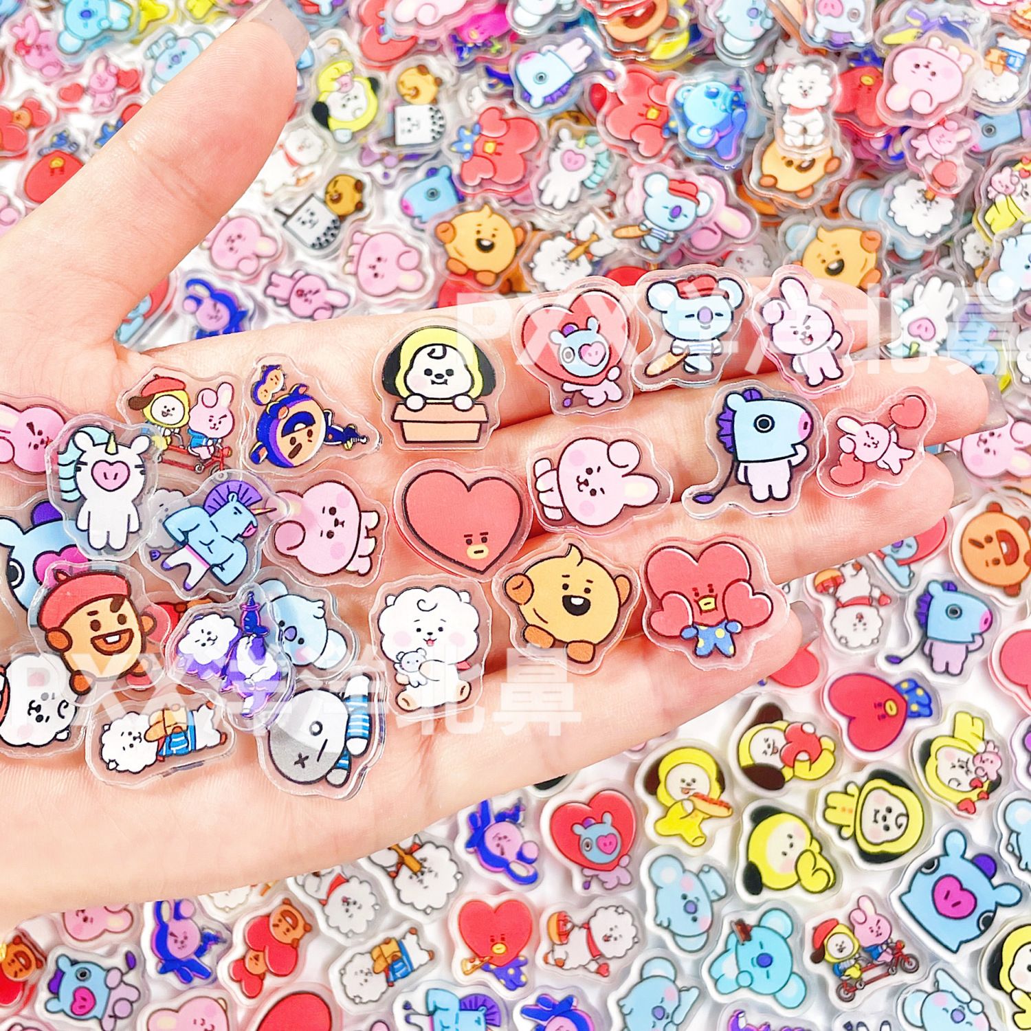 100pcs BT21 BTS single-layer 2 - Acrylic Cosplay Prop recensione e prezzo