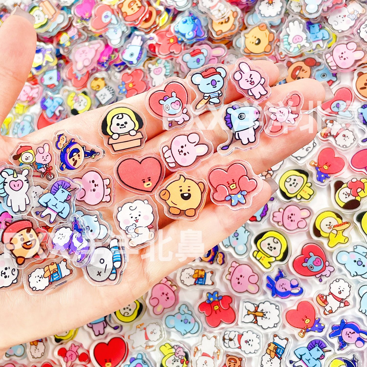 100pcs BT21 BTS single-layer 2 - Acrylic Cosplay Prop recensione e prezzo