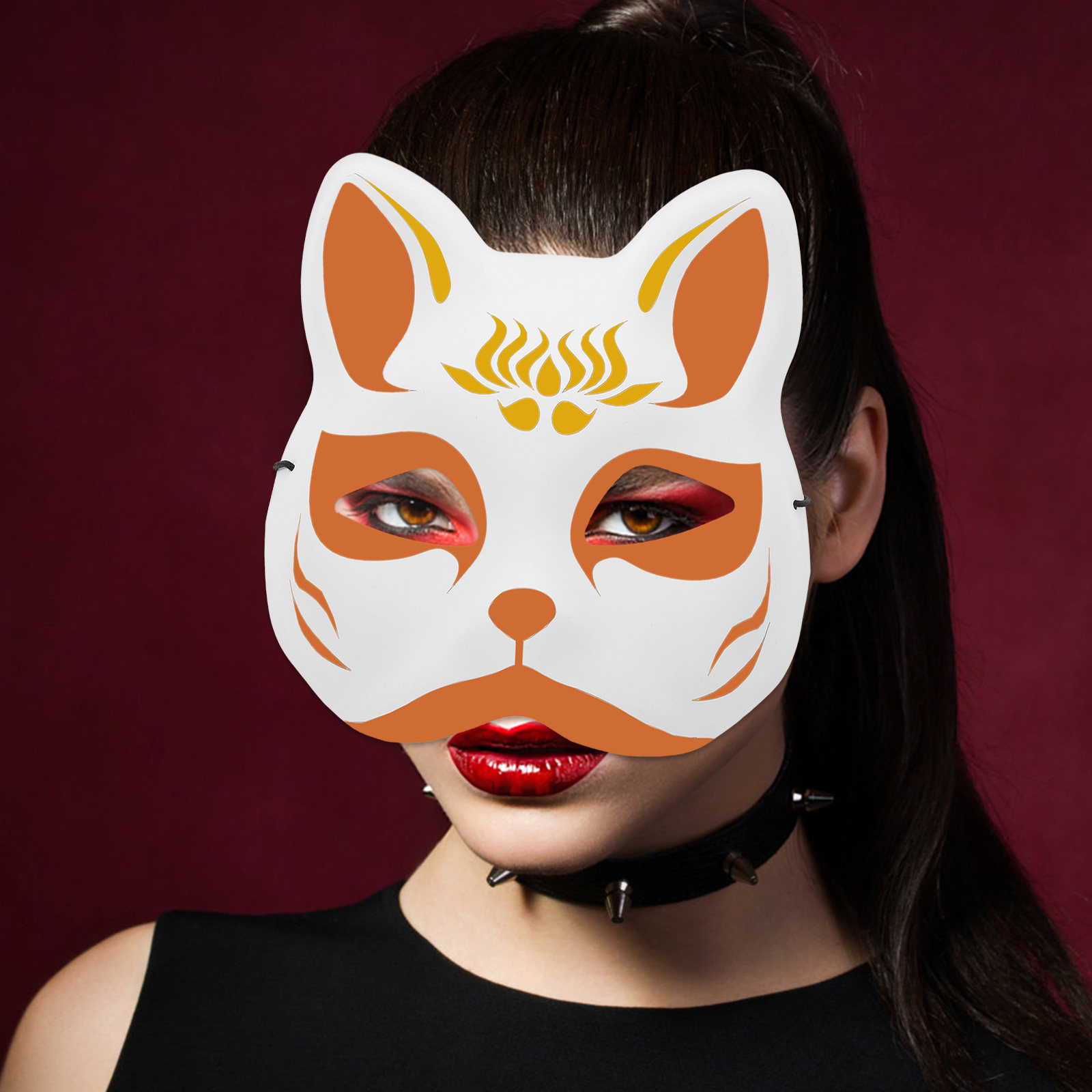 1Set DIY Blank Fox Cat Mask Ha - Cosplay Prop Painting recensione e prezzo