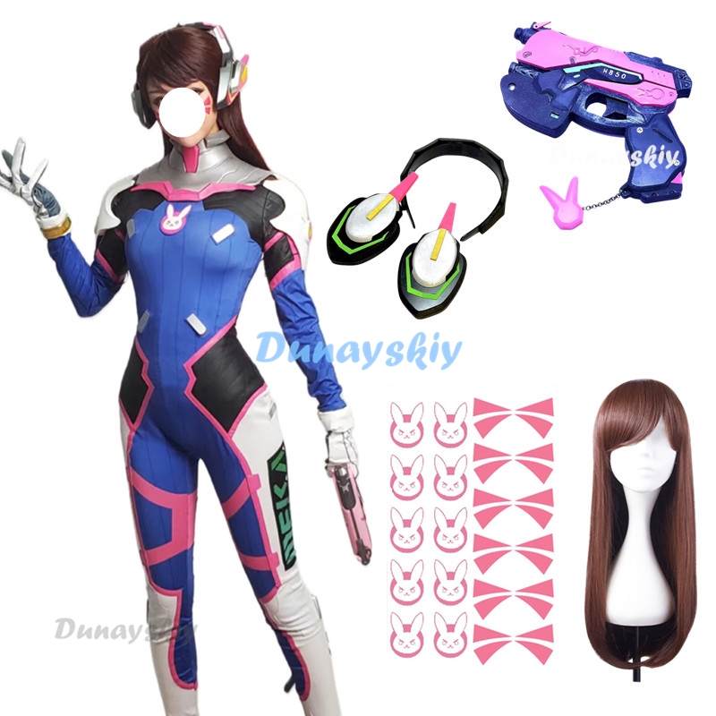 Anime Woman Jumpsuit Tights Dv - Dva Cosplay Prop recensione e prezzo